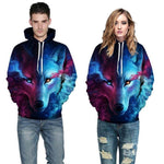 Men's Wild Wolf Hoodies, Best-seller